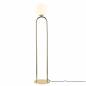 Preview: Design For The People Stehleuchte Messing Glas – elegante Designer-Stehleuchte von Maria Berntsen